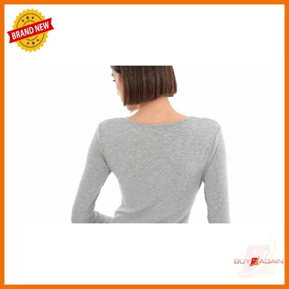 3 Pack Long Sleeve Asymmetrical Tops Ruched Slit Fitted Tees Women - Picture 8 of 8